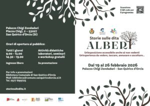 Storie sulle dita - Alberi- San Quirico d'Orcia (Siena)